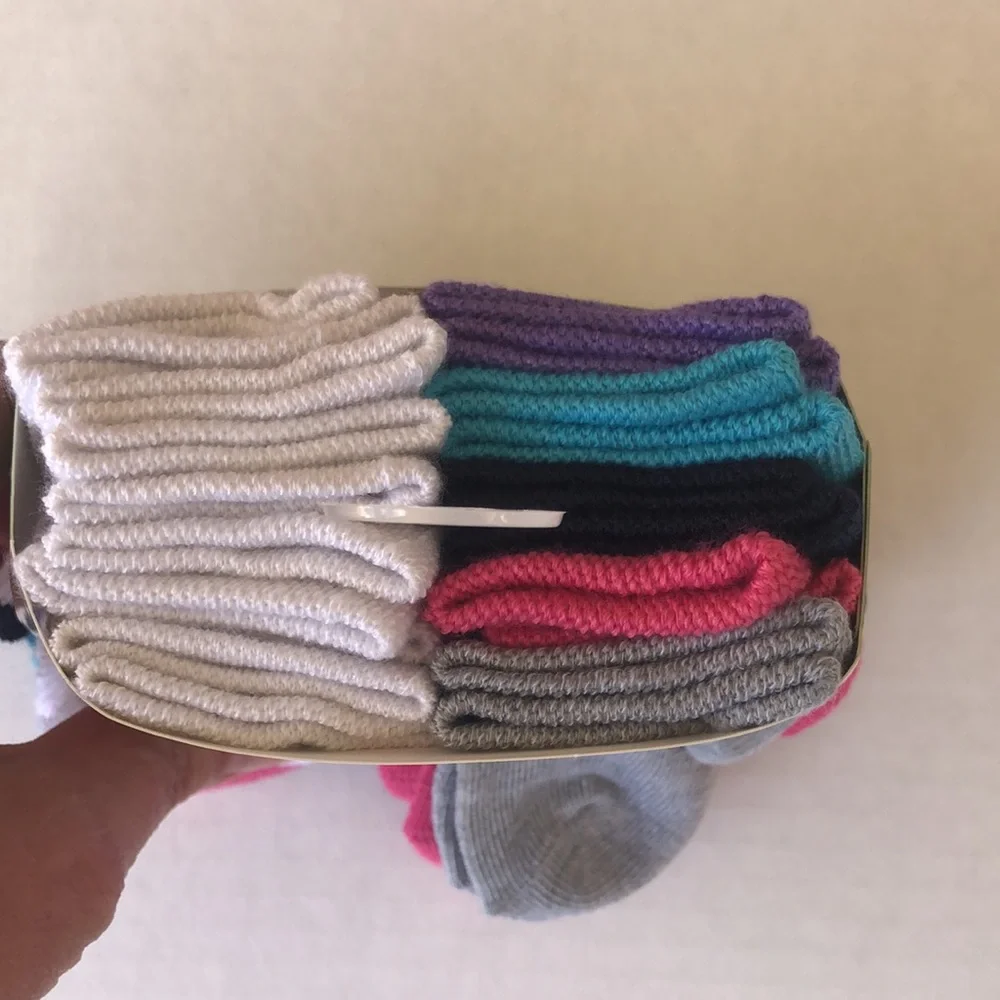 🌵 3/$15 10 pack multi color small toddler girls ankle socks 6-18 months